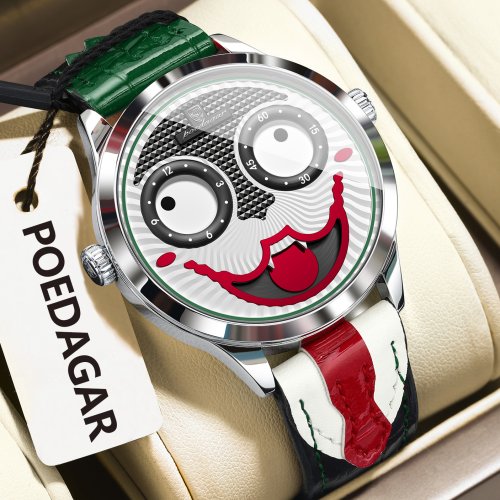 Bild von Luxus Herrenuhr – Elegante Leder-Armbanduhr mit Quarzwerk
