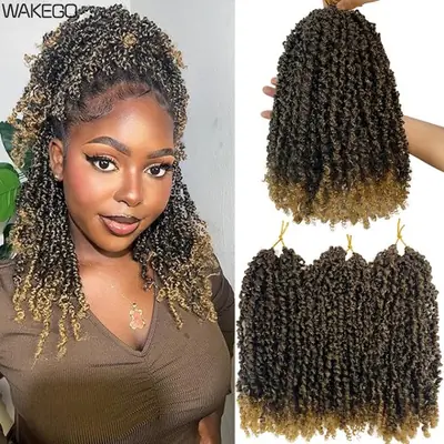 Image de Cheveux en Crochet Twist Bohème Noir Naturel