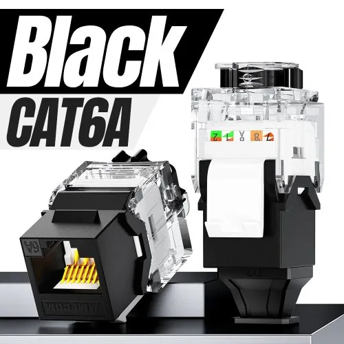 CAT6A zwart 1pc