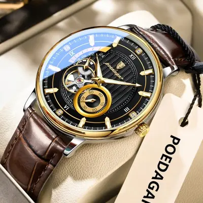 Image de Montre Homme Automatique Luxe - Étanche & Lumineuse