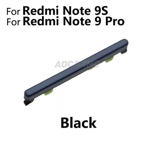 Image de Bouton Volume et Marche/Arrêt pour Xiaomi Redmi Note 9 Pro/Note 9S