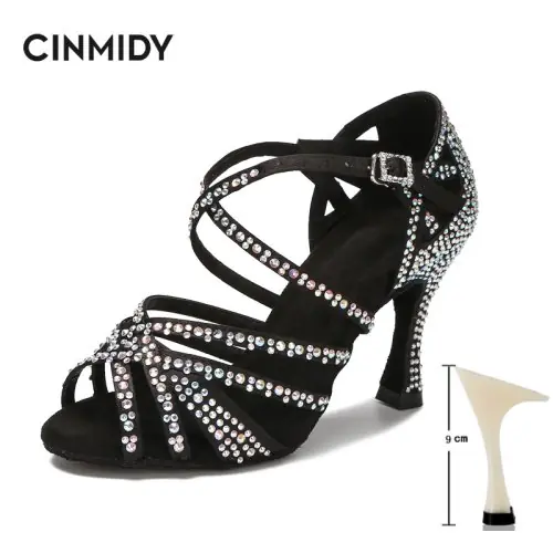 Image de Chaussures de Danse Femme - Élégantes & Confortables pour Tango, Salsa & Bal