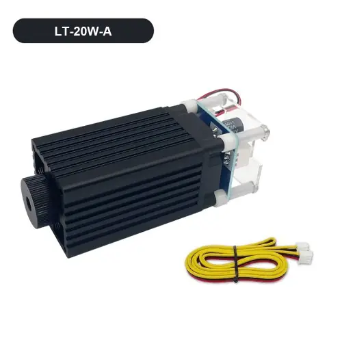Image de Tête Laser Bleue 4W/5W pour CNC - Découpe Précise & Réglable