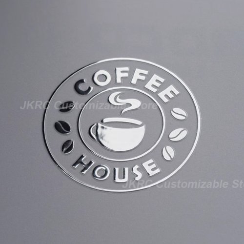 Image de Sticker 3D Personnalisé - Logo Acrylique Élégant