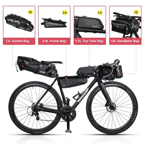 Fiets tas set(4 tassen)