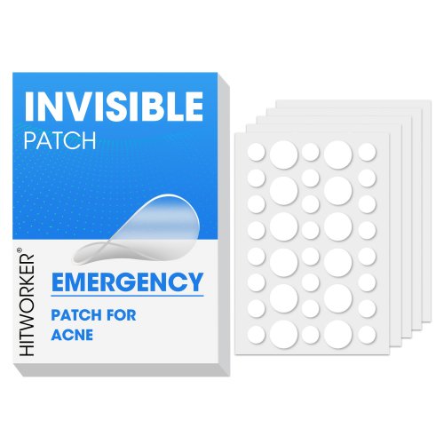 Adesivi Naturali per Acne con Effetto Visibile: Pulizia Profonda dei Pori, Riduzione dell'Acne e Pelle Liscia e Riparata - 360 Pezzi