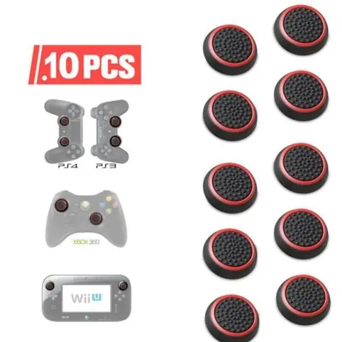 Noir rouge 10Pcs