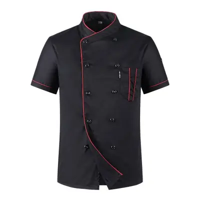 Image de Uniforme de Chef Cuisine Unisexe Respirant - Veste Double Boutonnage