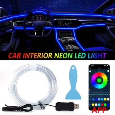 Image de Lumières LED RGB pour Voiture - Éclairage Ambiance Intérieur