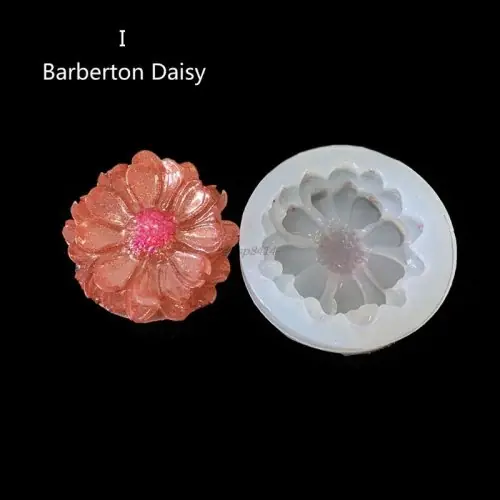 Image de Moules Fleurs Silicone pour Résine Époxy
