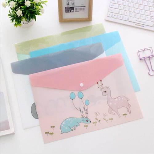 Image de Organisateur A4 Kawaii Étanche - Multi-Poches pour Bureau & École