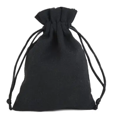 Image de Sacs de Rangement en Coton Noir & Blanc - Lot de 10