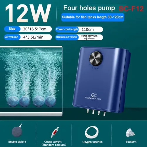 12W Vier-gaten set