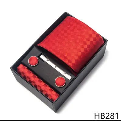 Image de Coffret Cravate Bleue Paisley - Élégance Homme