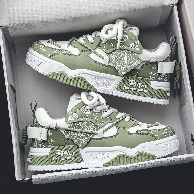 Afbeelding van Stijlvolle Herensneakers – Trendy Skateboard Schoenen