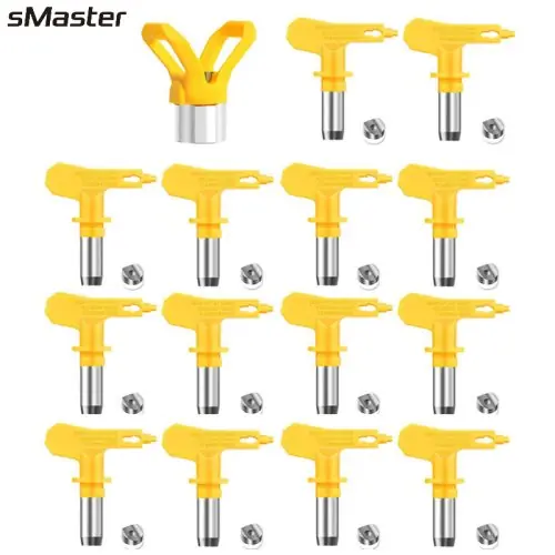 Image de SMaster 3600psi embouts sans air 215 217 221 311 315 321 411 pour pulvérisateur de peinture jaune pl...