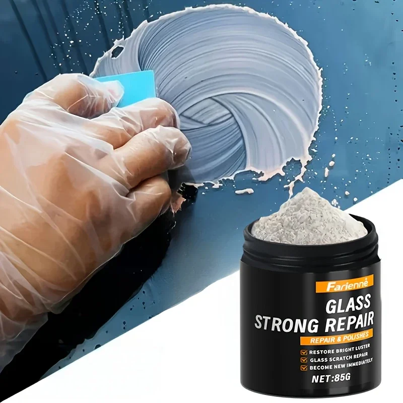 Image of Natural Nano Glass Polishing Powder – 80g Premium Scratch Repair & Surface Restoration for Crystal-Clear Clarity