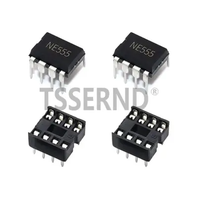 Image de IC 555 - Puce Oscillateur & Minuterie - Lot de 20