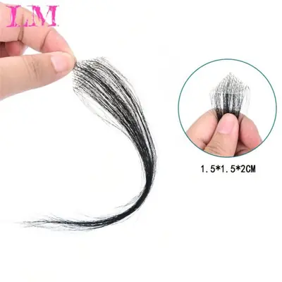 Image de Frange de Cheveux Naturels - Extensions Clip-In 100% Vrais Cheveux