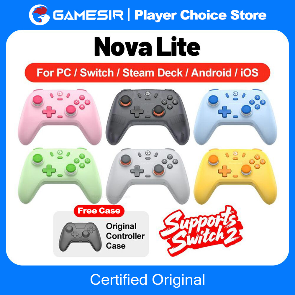 Immagine di Gamesir Nova Lite Gamepad PC per Nintendo Switch 2 Controller Switch Steam Android iOS iPhone Controle Joystick effetto Hall