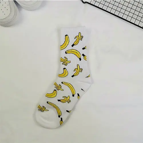 Image de Chaussettes Homme Hip Hop Flamme Rouge - Style Harajuku