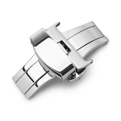 Image de Boucle Papillon Acier Inoxydable - Fermoir Montre 16-22mm