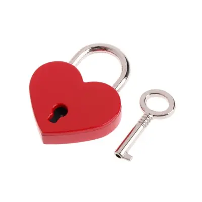 Image de Serrure Cœur Vintage pour Enfants - Cadena Mini avec Tiroir