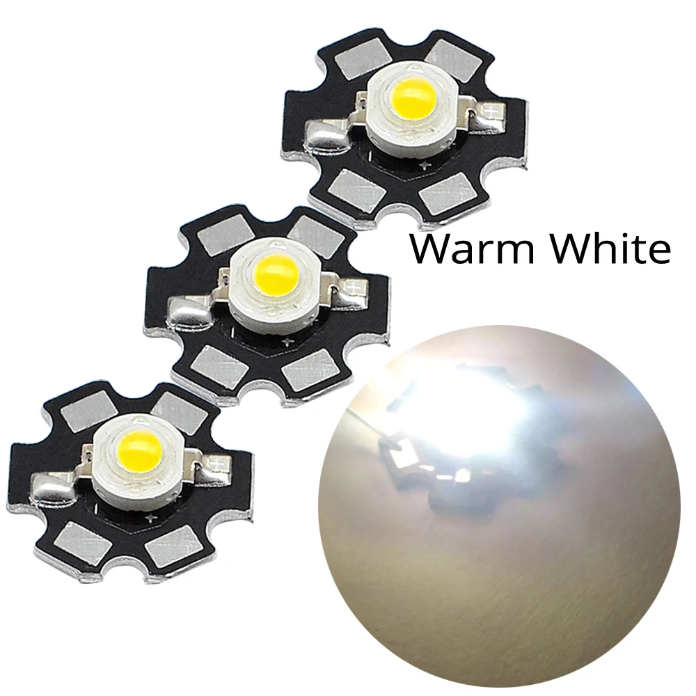 Image de LEDs Haute Puissance 20mm - Blanc, Rouge, Bleu, Vert