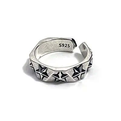 Image de Bague Étoile en Argent Sterling 925 - Bijou de Luxe pour Femme
