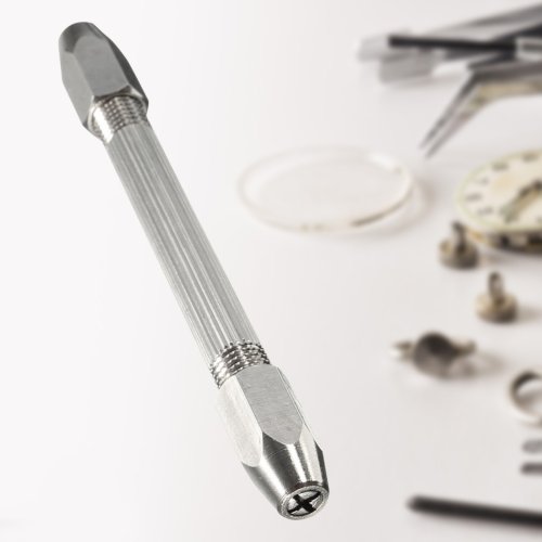 Image of Premium 0.3-1mm Anti-Rust Hexagonal Watchmaker Pin Vice – Precision Jewelry Repair Tool for Home Carving and Watch Assembly