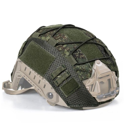 Immagine di Copertura Tattica per Casco Airsoft e Paintball - Mimetica Alta Prestazione