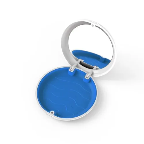 Wit-blauw-spiegel