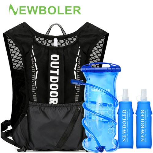 Imagen de Chaleco de Hidratación Transpirable para Correr y Ciclismo con Bolsas Ligeras para Maratón, Montaña y Escalada