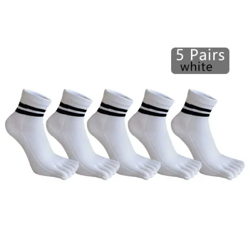5 paia bianco