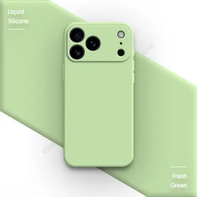 Image de Coque Silicone Liquide pour iPhone 17 Pro Max - Protection Ultra-Souple