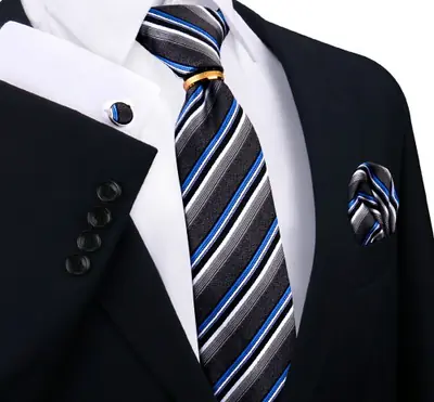 Image de Ensemble de Cravate Luxe Homme - Accessoires Élégants pour Mariage & Affaires