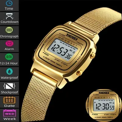 Montre Connectée Femme Élégante - Acier Inoxydable & Étanche