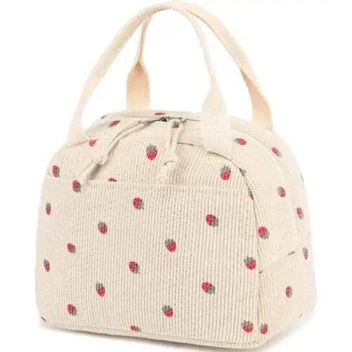 Image de Sac à Déjeuner Isotherme Enfant - Velours Côtelé
