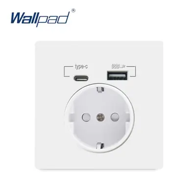 Image de Chargeur USB-C Rapide 2100mA - Prise Murale UE