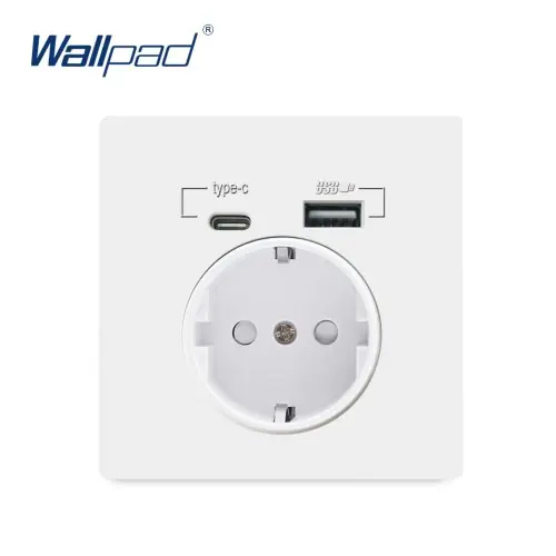 Image de Chargeur USB-C Rapide 2100mA - Prise Murale UE