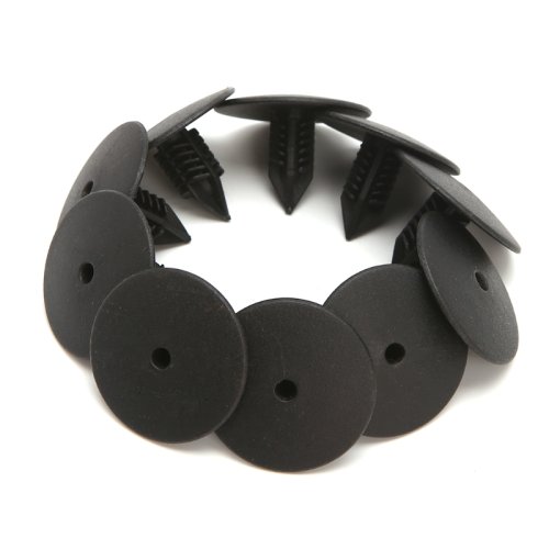 Image of 10x Wheel Arch Lining Splash Guard Trim Clips for Renault Clio MK2, Scenic, Megane – Durable Plastic Fasteners for Secure Fit and Easy Installation