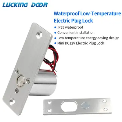 Image de Serrure Électrique À Boulon 12V - Sécurité Intégrée
