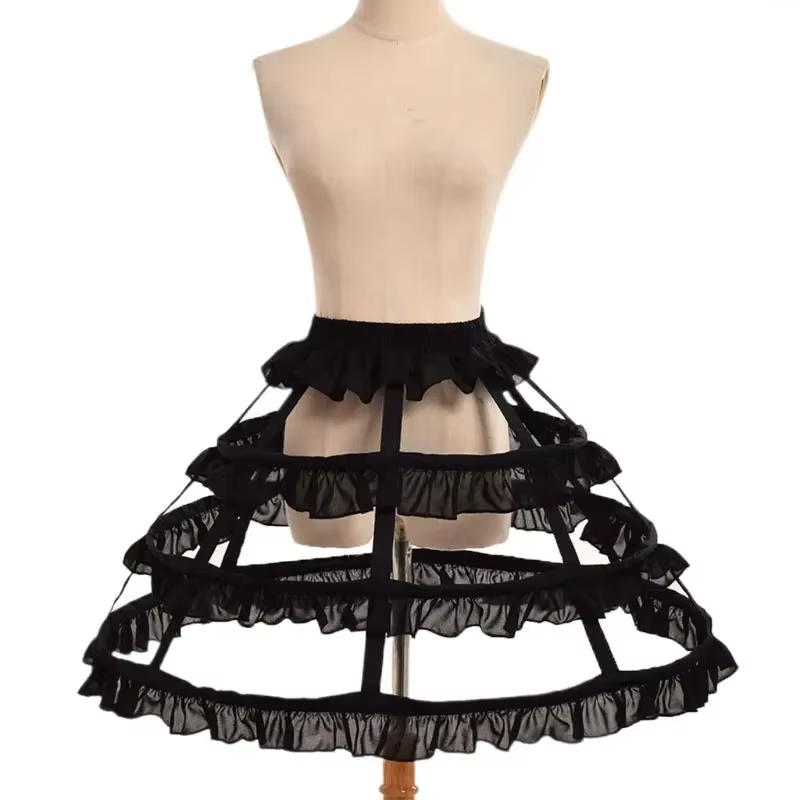 Jupon de Mariage Blanc à 6 Cerceaux - Crinoline Longue