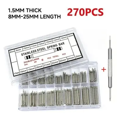 Image de Kit 270 Barres à Ressort pour Montres - Réparation Rapide & Précise