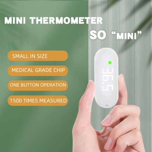 Afbeelding van AIQUE Medische USB oplaadbare digitale voorhoofdthermometer Elektronische contactloze klinische contactloze lichaamstemperatuur Kinderen