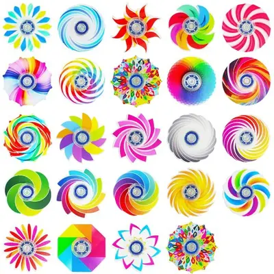 Image de Fidget Spinners Mini - Lot de 24 - Anti-Stress & Sensoriel