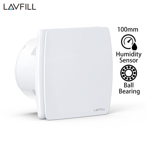 Imagen de Ventilador de baño 100mm con sensor de humedad y temporizador