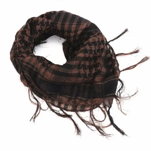 Image de Foulard Tactique Désert 100x100 cm - Écharpe Militaire pour Randonnée