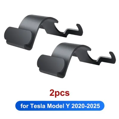 Image de Crochet de Siège Arrière Tesla Model Y - Organisez Votre Coffre