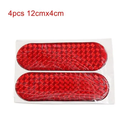 4pcs 12x4cm Red